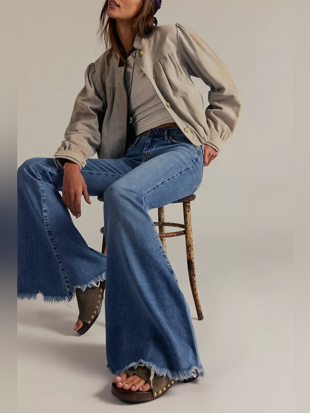NWT Free People Emre Flare Jeans Size 31